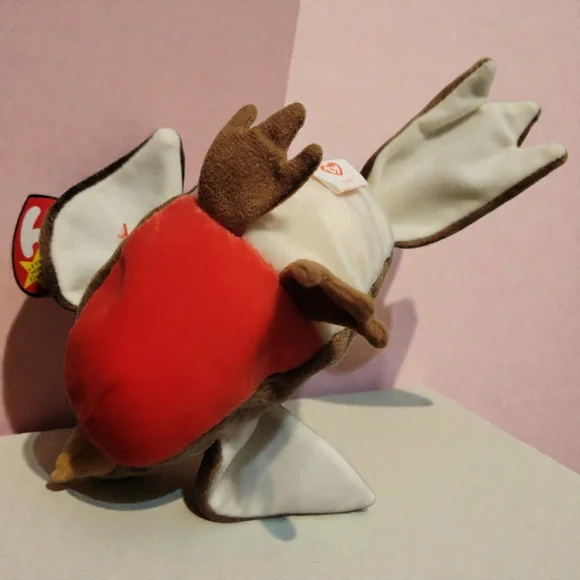 Vtg TY BEANIE BABY EARLY ROBIN BIRD RETIRED (Errors) 1997-1998 Tush Hang Tags